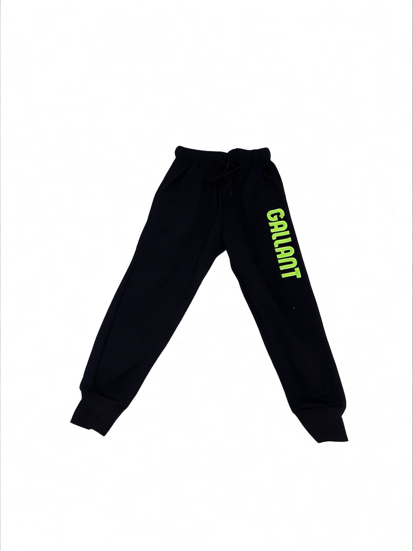 Conjunto Deportivo Infantil y Juvenil  3 piezas "Gallant" en Negro y Verde Fluorescente