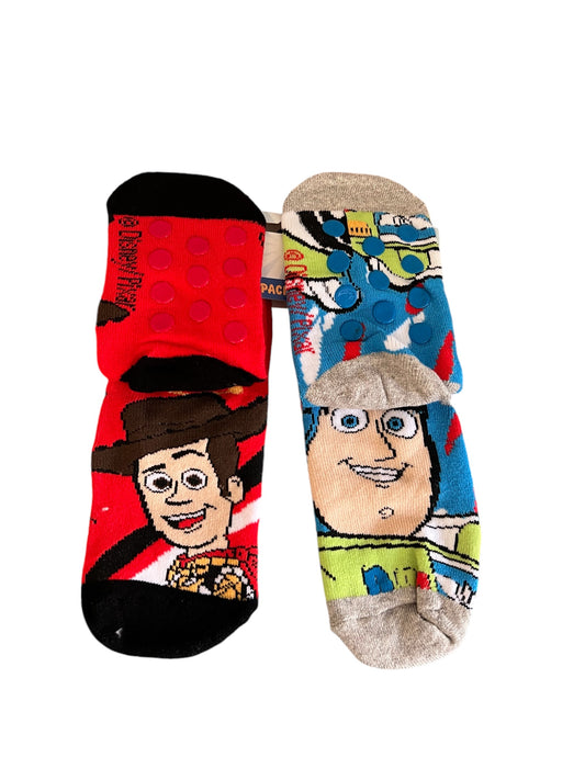 Calcetines Antideslizantes Toy Story para Niños Woody y Buzz